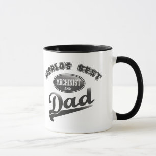 Der beste Maschinist u. der Vater der Welt Tasse