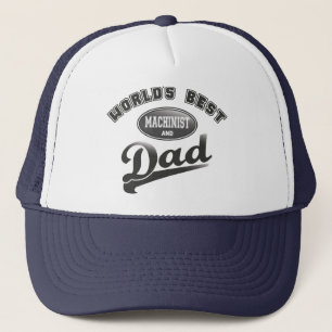 Der beste Maschinist u. der Vater der Welt Truckerkappe