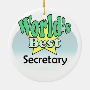 Der beste Minister der Welt Keramikornament
