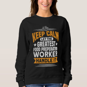 Der beste Mitarbeiter der Lebensmittelherstellung  Sweatshirt
