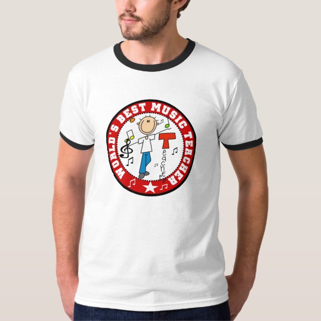 Der beste Musiklehrer der Welt T-Shirt (Vorderseite)