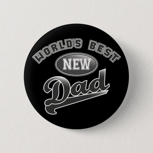 Der beste neue Vater der Welt Button (Vorderseite)