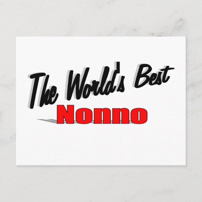 Der beste Nonno der Welt Postkarte (Vorderseite)