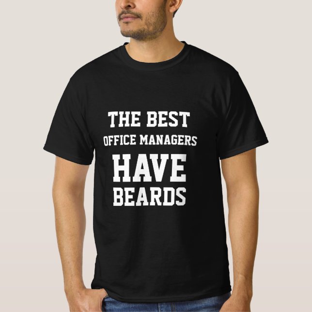 Der beste Office-Manager verfügt über einen T - Sh T-Shirt (Vorderseite)
