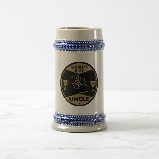 Der beste Onkel der Welt Bierglas (Mittel)