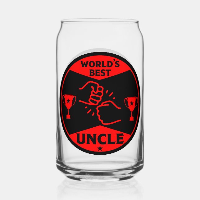 Der beste Onkel der Welt Dosenglas (Vorderseite)