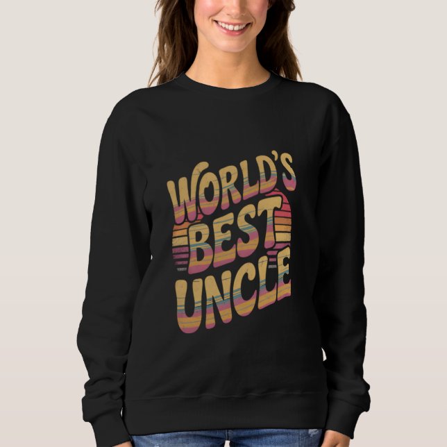 Der beste Onkel der Welt Sweatshirt (Vorderseite)