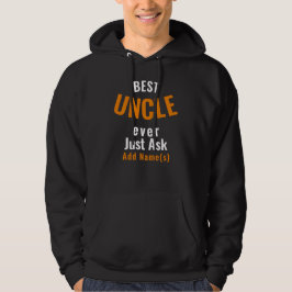 Der beste Onkel je. Personalisiere Hoodie