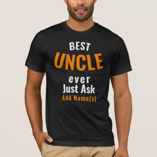 Der beste Onkel je. Personalisiere T-Shirt