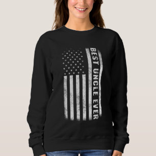 Der beste Onkel je Vintager Tag des amerikanischen Sweatshirt