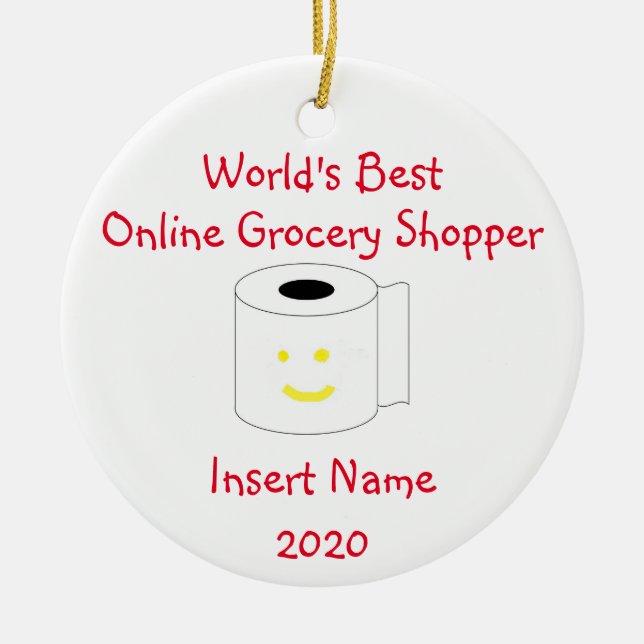 Der beste Online-Einkäufer der personalisierten We Keramik Ornament (Vorne)