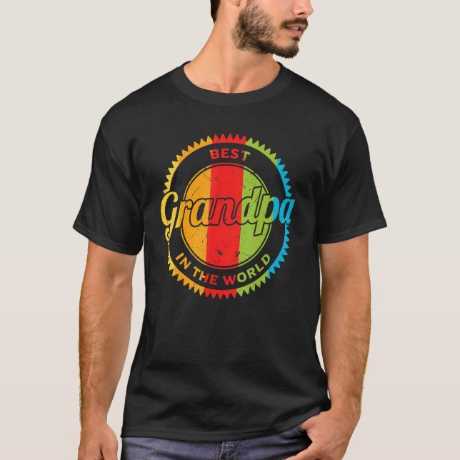 Der beste Opa der Mönche in der Welt Großvater Opa T-Shirt (Vorderseite)