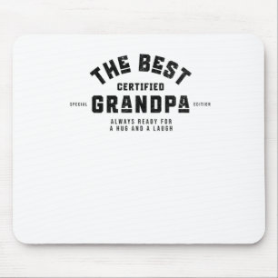 Der beste Opa. Immer bereit für einen Schluck und Mousepad