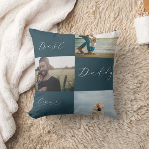 "Der beste Papa aller Zeiten: Foto für eine Famili Kissen