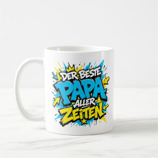 der beste papa aller zeiten graffiti 11 kaffeetasse