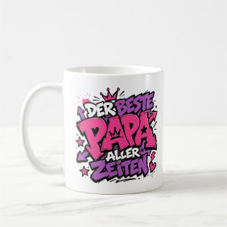 der beste papa aller Zeiten graffiti 7 Kaffeetasse