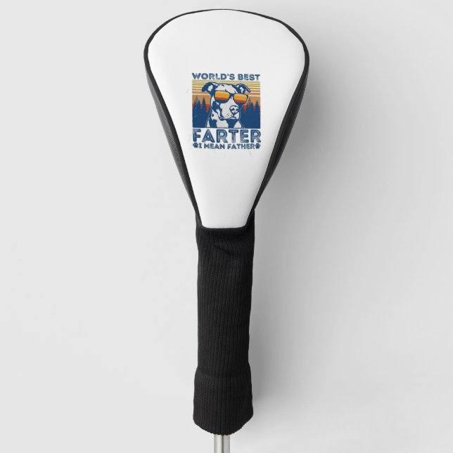 Der beste Papa der Welt in Shirt Golf Headcover (Vorderseite)