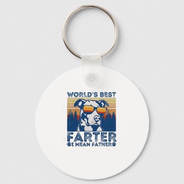 Der beste Papa der Welt in Shirt Schlüsselanhänger (Vorderseite)