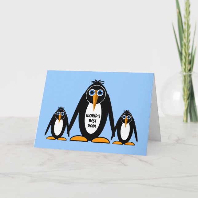 Der beste Papa der Welt Karte (Vorderseite)