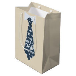 'Der beste Papa ever' Vatertag Geburtstagsgeschenk Mittlere Geschenktüte