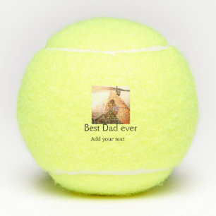 Der beste Papa fügt je Name Bild Väter Tagestext C Tennisbälle