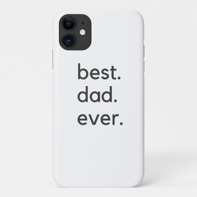 Der beste Papa je dunkel Case-Mate iPhone Hülle (Rückseite)