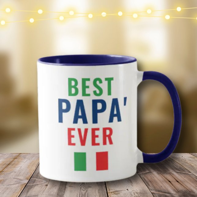 Der beste Papá je Italienischer Vater Tasse (Von Creator hochgeladen)