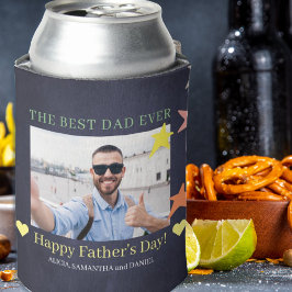Der beste Papa je kundenspezifisches Foto Vatertag Dosenkühler
