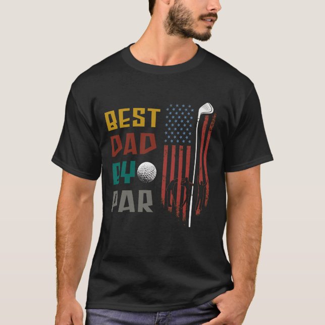 Der beste Papa von Bar für Golfer T-Shirt (Vorderseite)