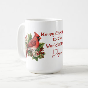 Der beste Papa-Weihnachtsrot-Kardinal der Welt Kaffeetasse