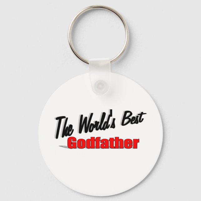 Der beste Pate der Welt Schlüsselanhänger (Vorderseite)