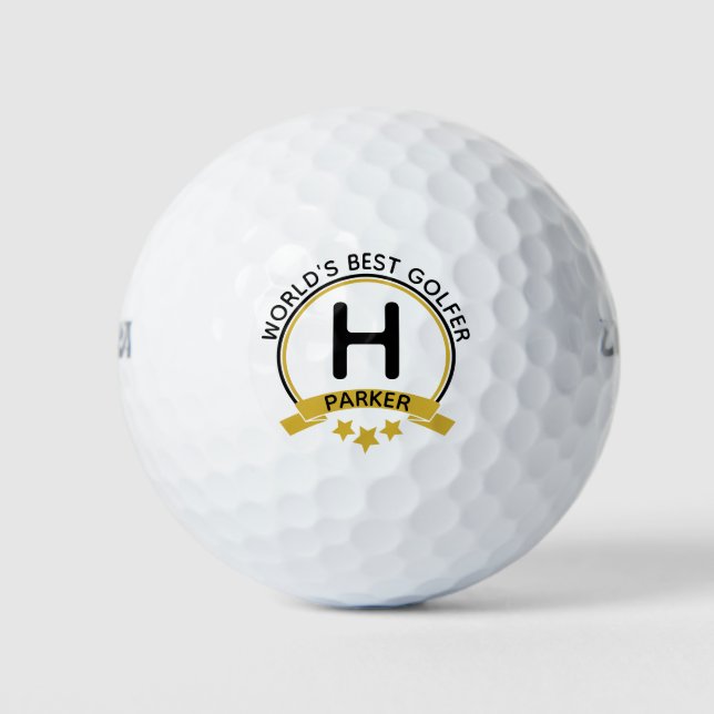 Der beste Personalisierte Name der Welt für das Go Golfball (Vorderseite)