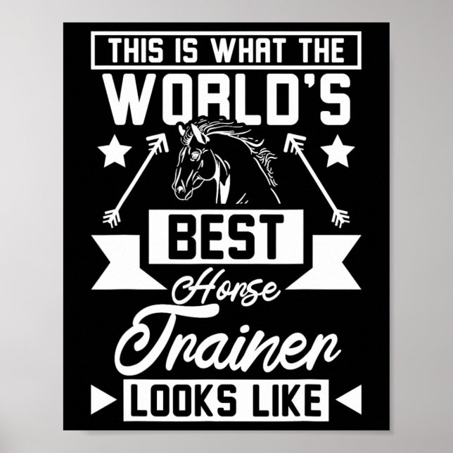 Der beste Pferdetrainer der Welt 1 Poster (Vorne)