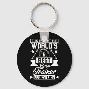 Der beste Pferdetrainer der Welt 1 Schlüsselanhänger
