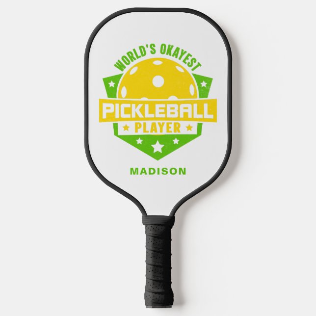 Der beste Pickleball-Spieler der Welt - Der Name Pickleball Schläger (Vorderseite)