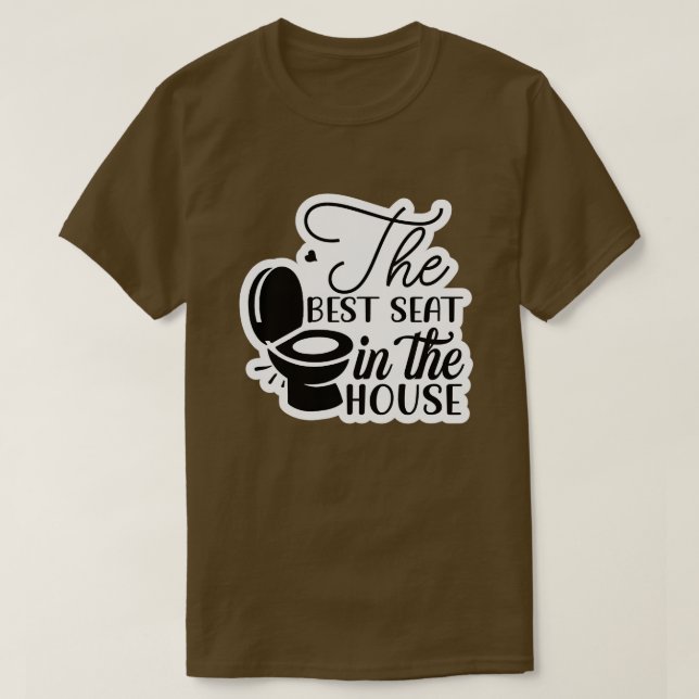 Der beste Platz im Haus01 T-Shirt (Design vorne)