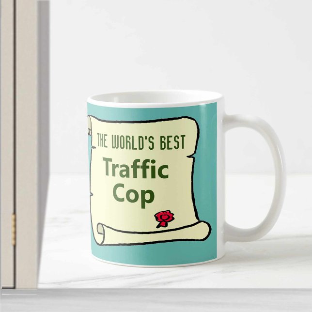 Der beste Polizist der Welt. Kaffeetasse (Von Creator hochgeladen)