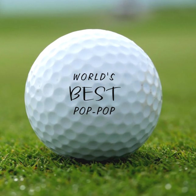 Der beste Pop-Pop der Welt Golfball (Von Creator hochgeladen)