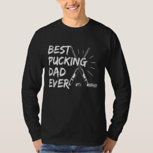 Der beste Pucking-Vater für Ihren Eishockey T-Shirt