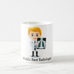 Der beste Radiologe der Welt - blonder männlicher Kaffeetasse