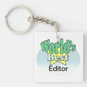 Der beste Redakteur der Welt Schlüsselanhänger
