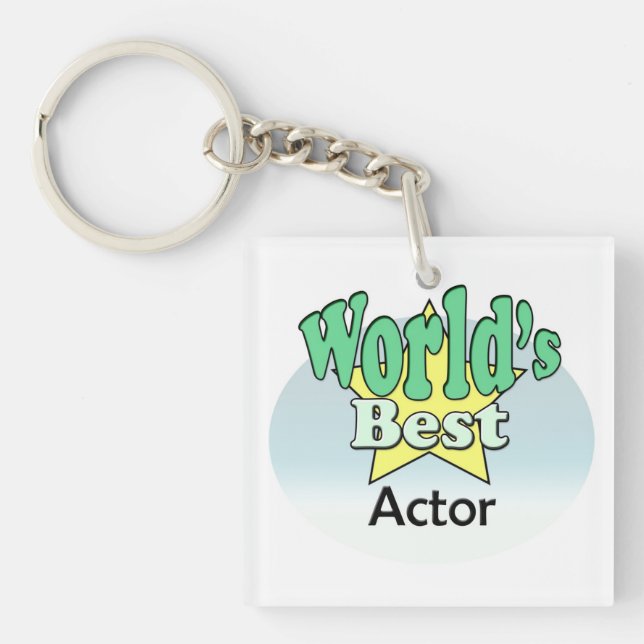 Der beste Schauspieler der Welt Schlüsselanhänger (Vorderseite)