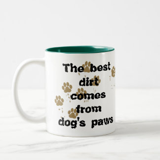 Der beste Schmutz Zweifarbige Tasse