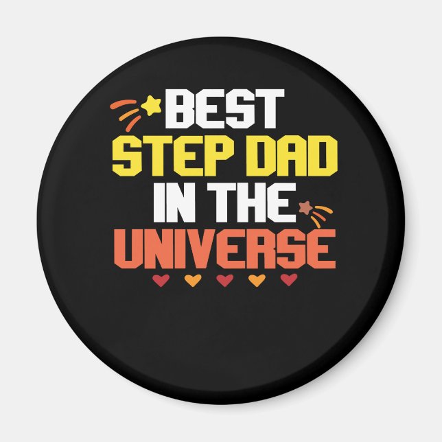 Der beste Schritt im Universum Magnet (Vorne)