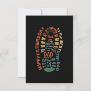 Der beste Schritt Vater Vielen Dank, dass Sie in RSVP Karte