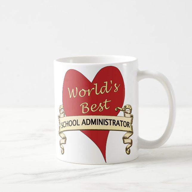 Der beste Schulverwalter der Welt Kaffeetasse (Rechts)