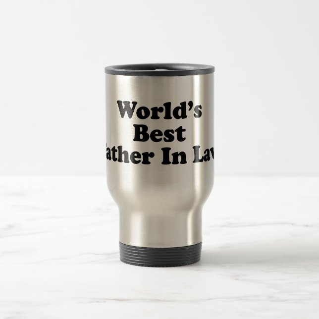 Der beste Schwiegervater der Welt Reisebecher (Mittel)