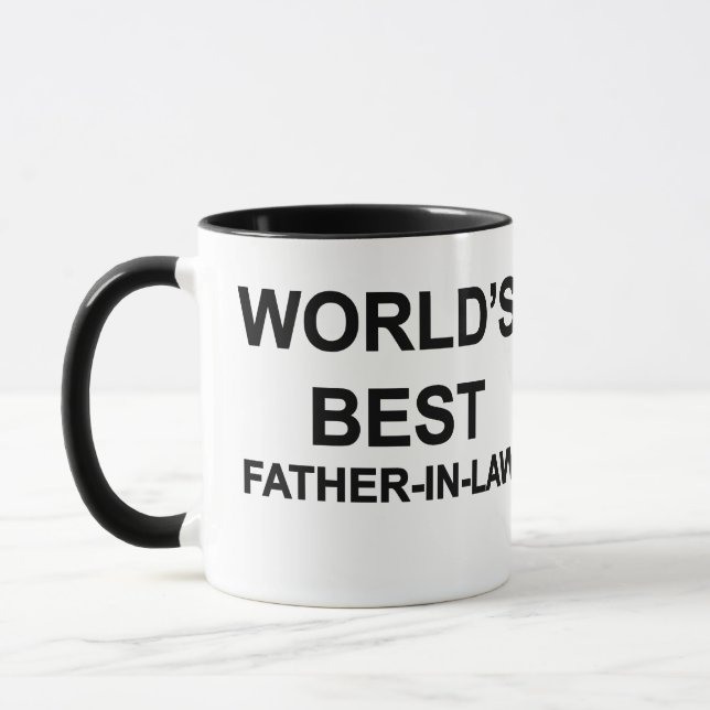 Der beste Schwiegervater der Welt Tasse (Links)
