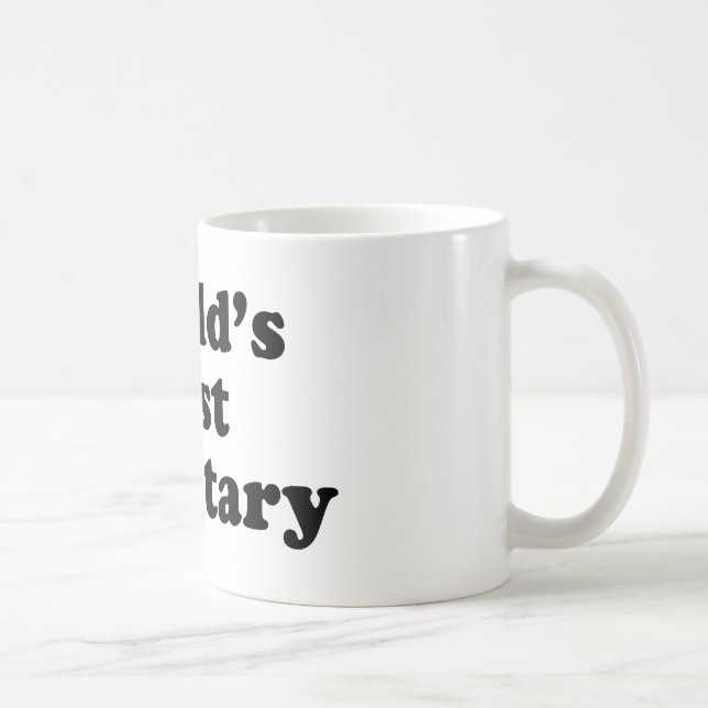 Der beste Sekretär der Welt Kaffeetasse (Rechts)