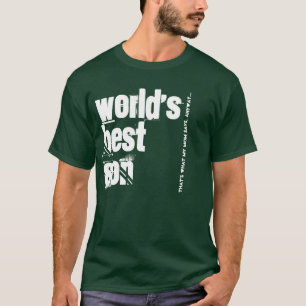 Der beste Sohn der Welt grünes und weißes V201 T-Shirt